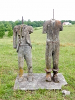 E.T. Wickham: What remains of Lester Solomon and Daniel Boone, part of a four-person group also including Piomingo and Sitting Bull. Solomon was a Tennessee conservationist.