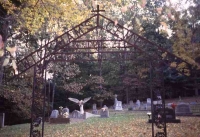 The Wickham Family cemetery circa 1995.