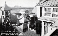 Eighteen Photo Tone Miniature Views of the Winchester Mystery House