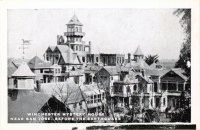 Eighteen Photo Tone Miniature Views of the Winchester Mystery House