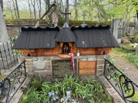 Pensive Jesus in a rustic setting