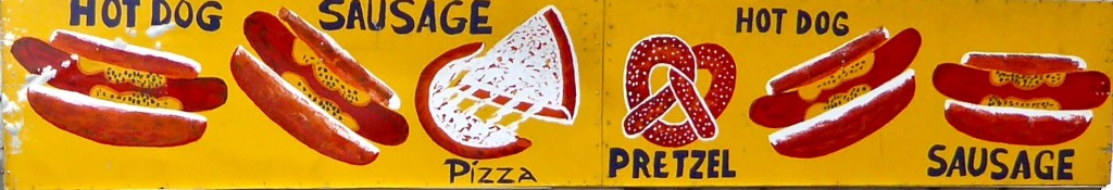 Hot Dog, Sausage, Pizza, Pretzel, Hot Dog, Sausage