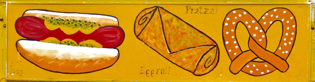 Hot Dog, Egg Roll, Pretzel