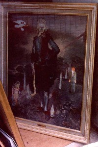 Norman Girardot Blue Boy tribute to Howard Finster