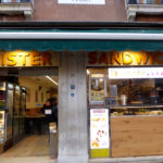 That's Mister Sandwich to you. Tourist food on the Grand Canal near the Rialto Bridge, Venice