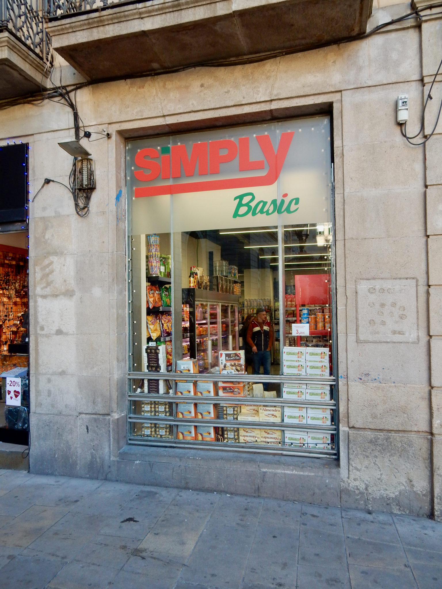 Simply Basic sign and storefront