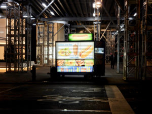 Industrial-style gyros experience in Midtown Manhattan.