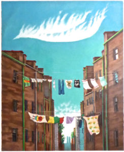 Joe Markevicius, clothes lines