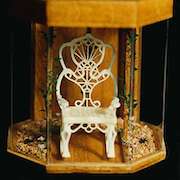 Soap chair carving by Michael Harms