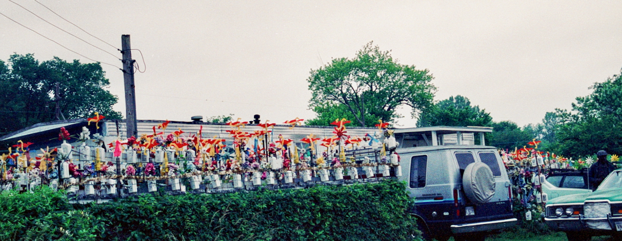 Whirligig garden, Highway 51, north of Cairo, Illinois, 1990